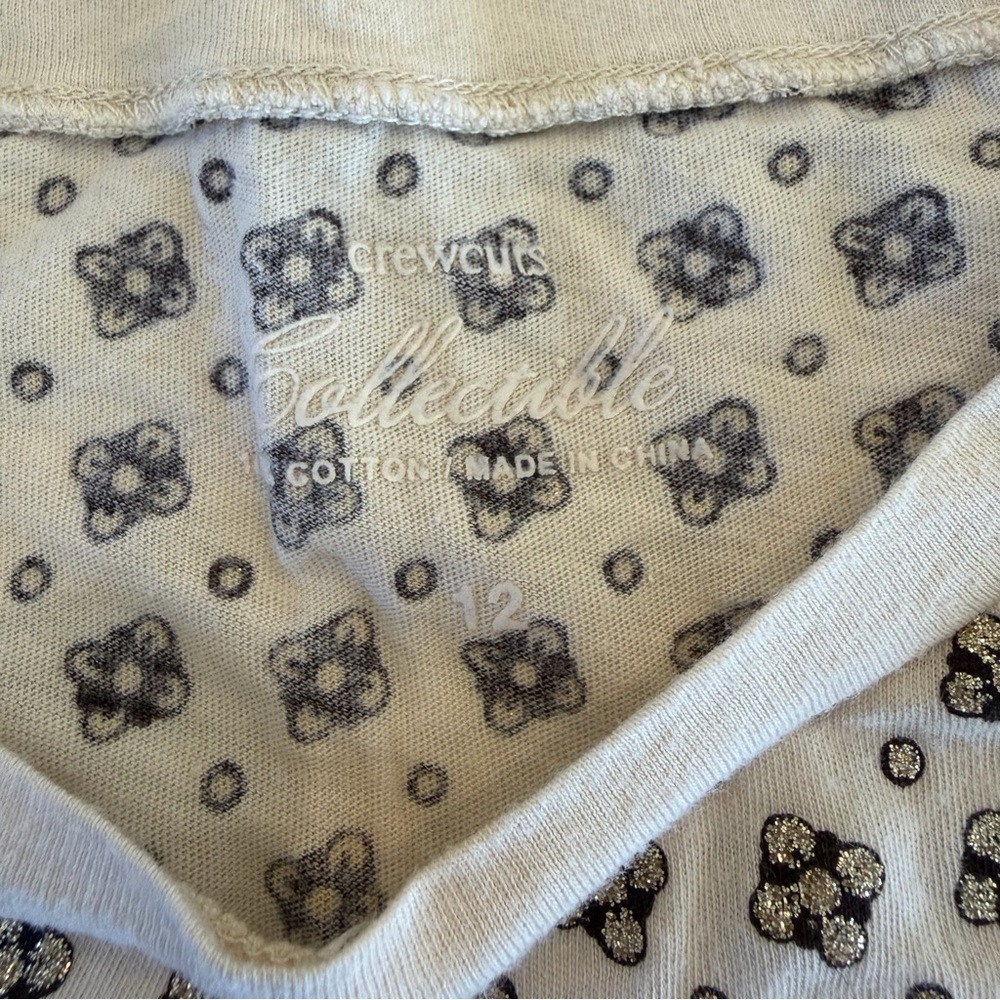 Crewcuts lot of 2 T-Shirts white with Flamingo and tan geometric girls 12 - Picture 9 of 12